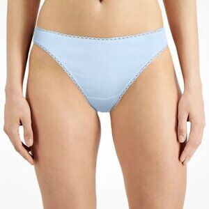 NWT Charter Club Bikini Panty Size S in Light Blue